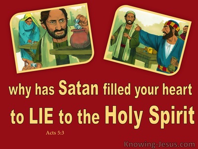 Acts 5:3